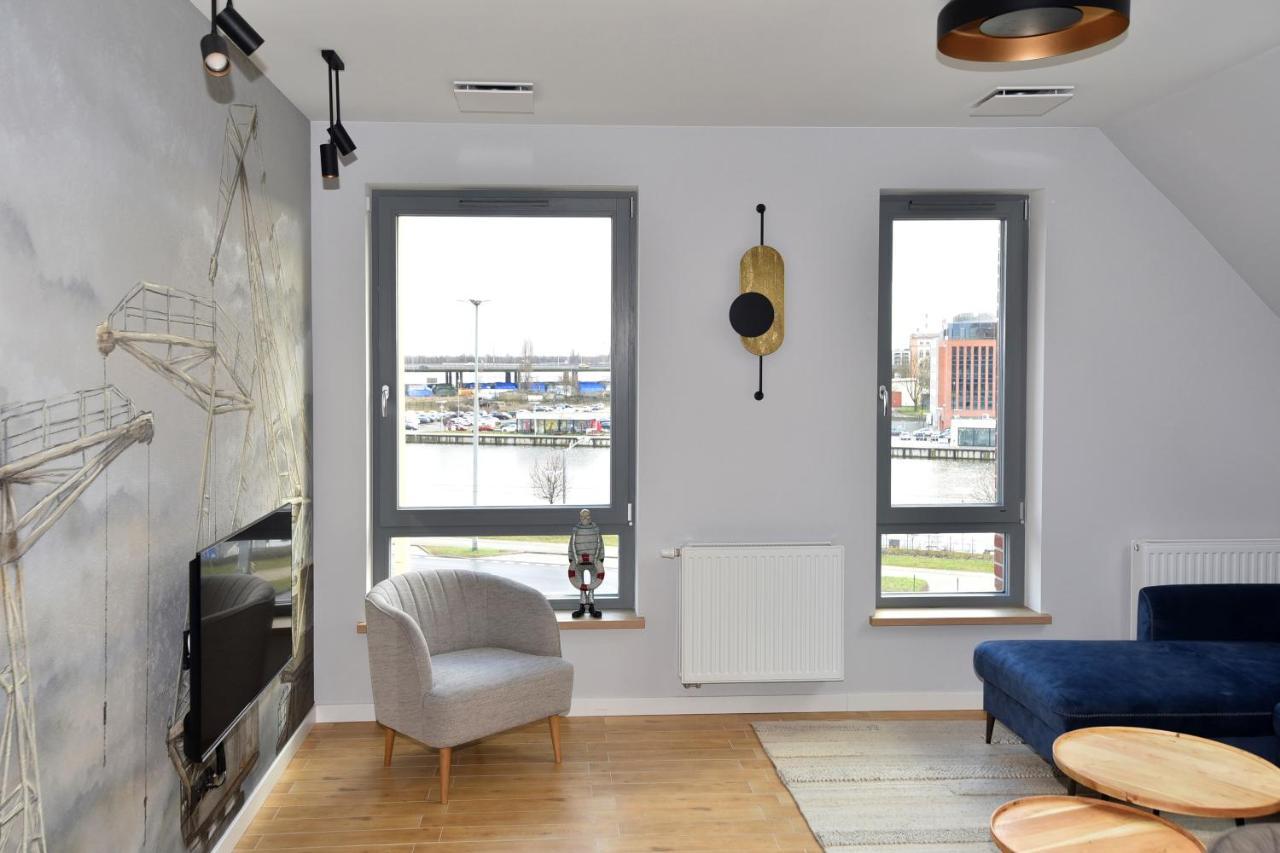 River'S Touch Apartament Grand Z Widokiem Na Odre Щецин Экстерьер фото